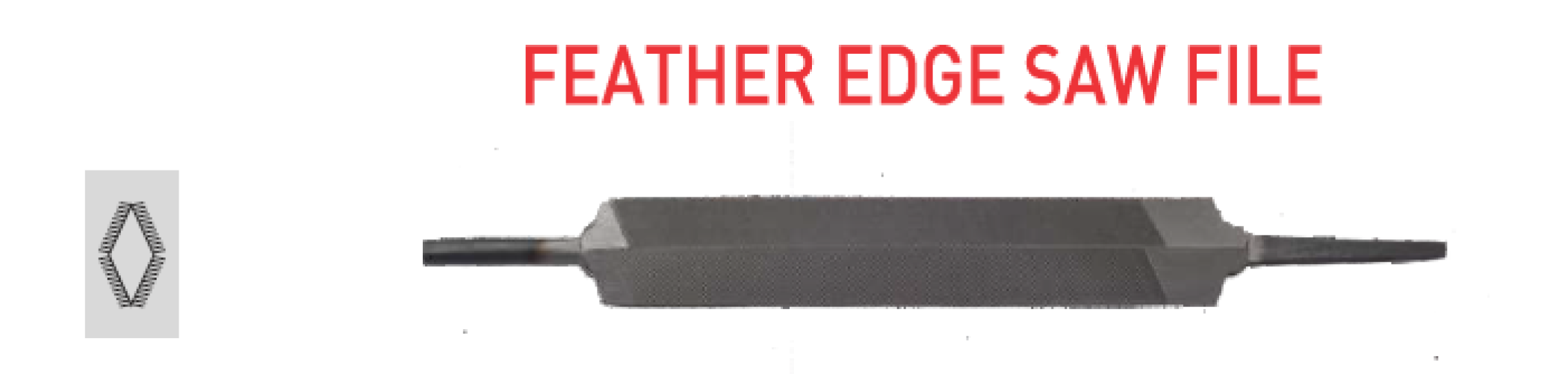 saw file - feather edge saw file