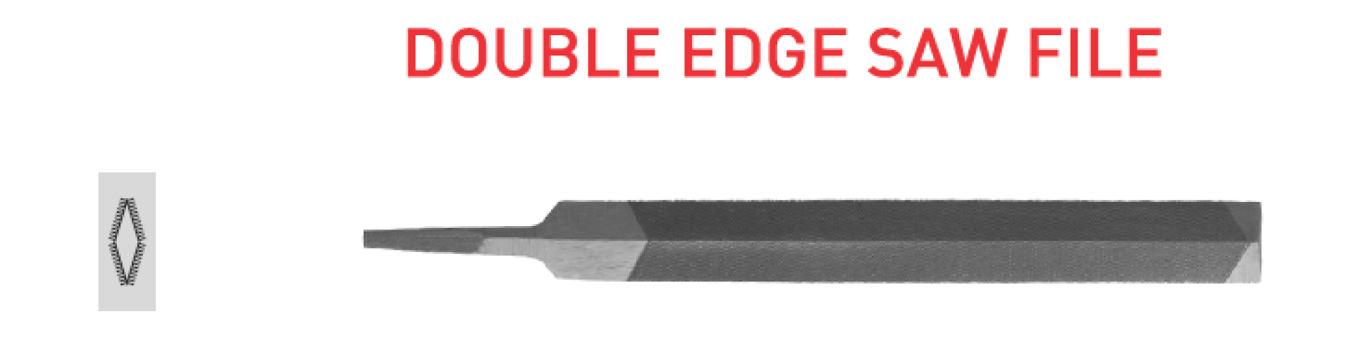 saw file - double edged saw file