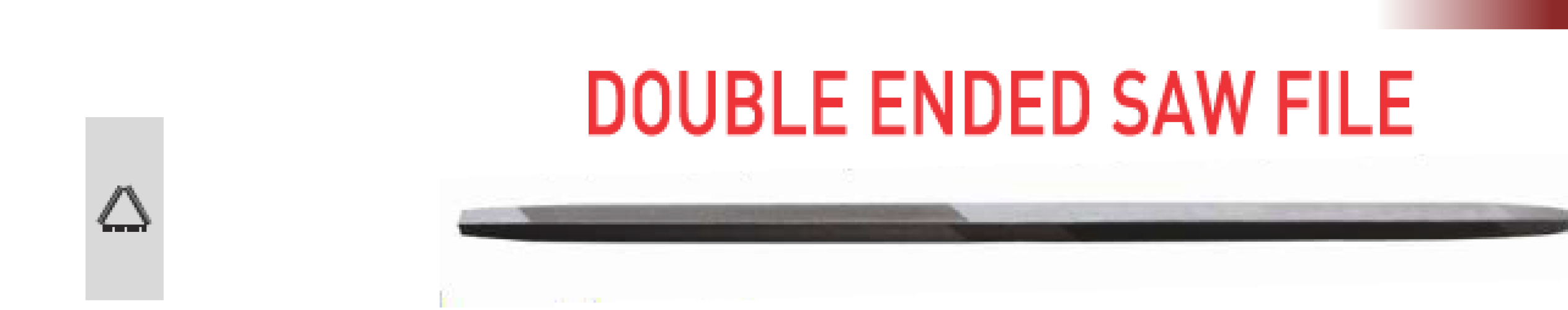 saw file - double ended saw file