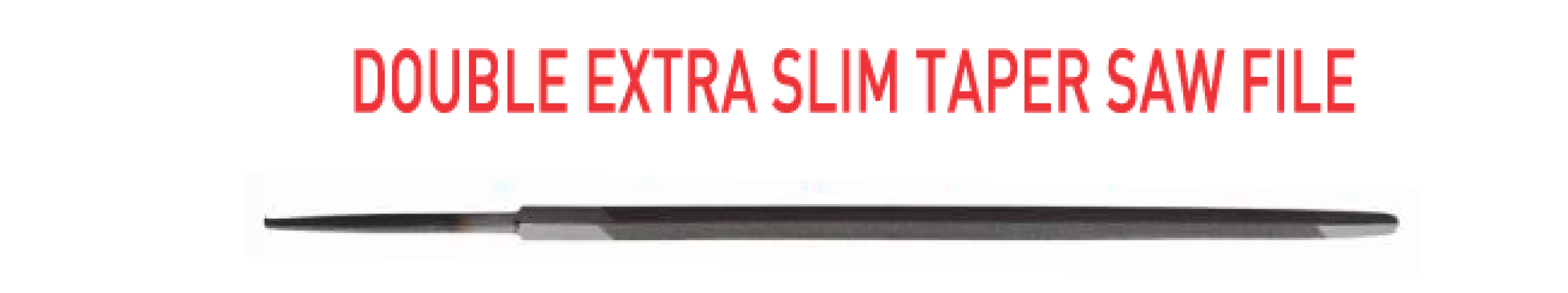 Saw file - double extra slim taper saw file